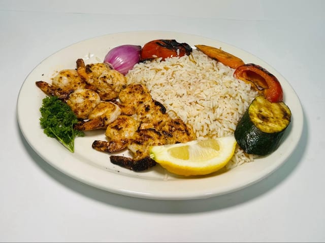Shish Shrimp Kabob.